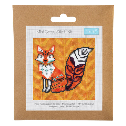 Trimits Counted Cross Stitch Kit Mini Fox