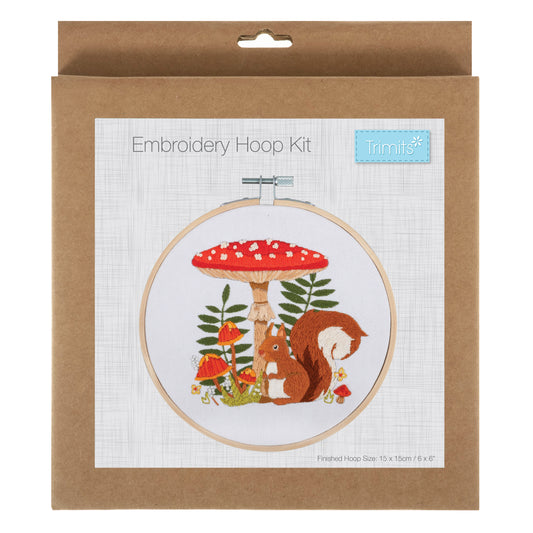 Trimits Toadstool Embroidery Hoop Kit