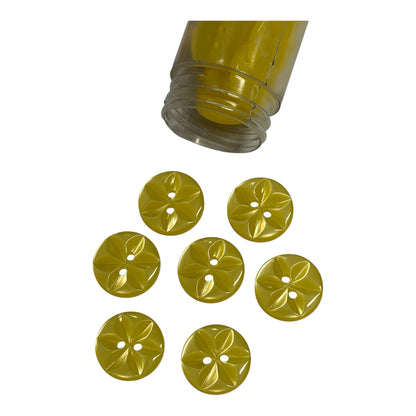 16mm Baby Star 2 Hole Button (Various Colours)