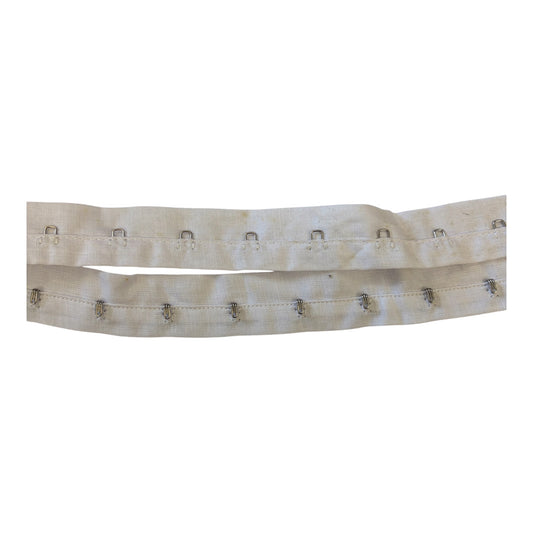 25mm White Hook and Eye Tape (Priced per 25cm)