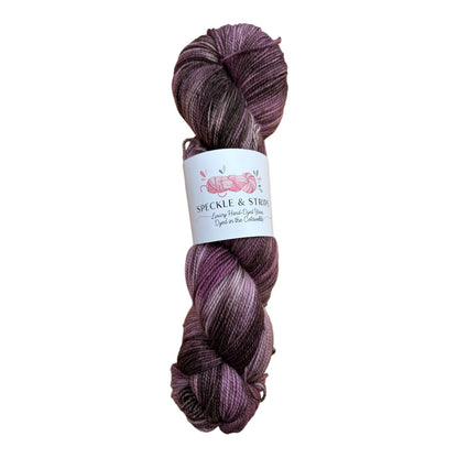 Speckle and Stripe Luxury Hand Dyed High Twist 4-Ply Sock Yarn (Various Colours)
