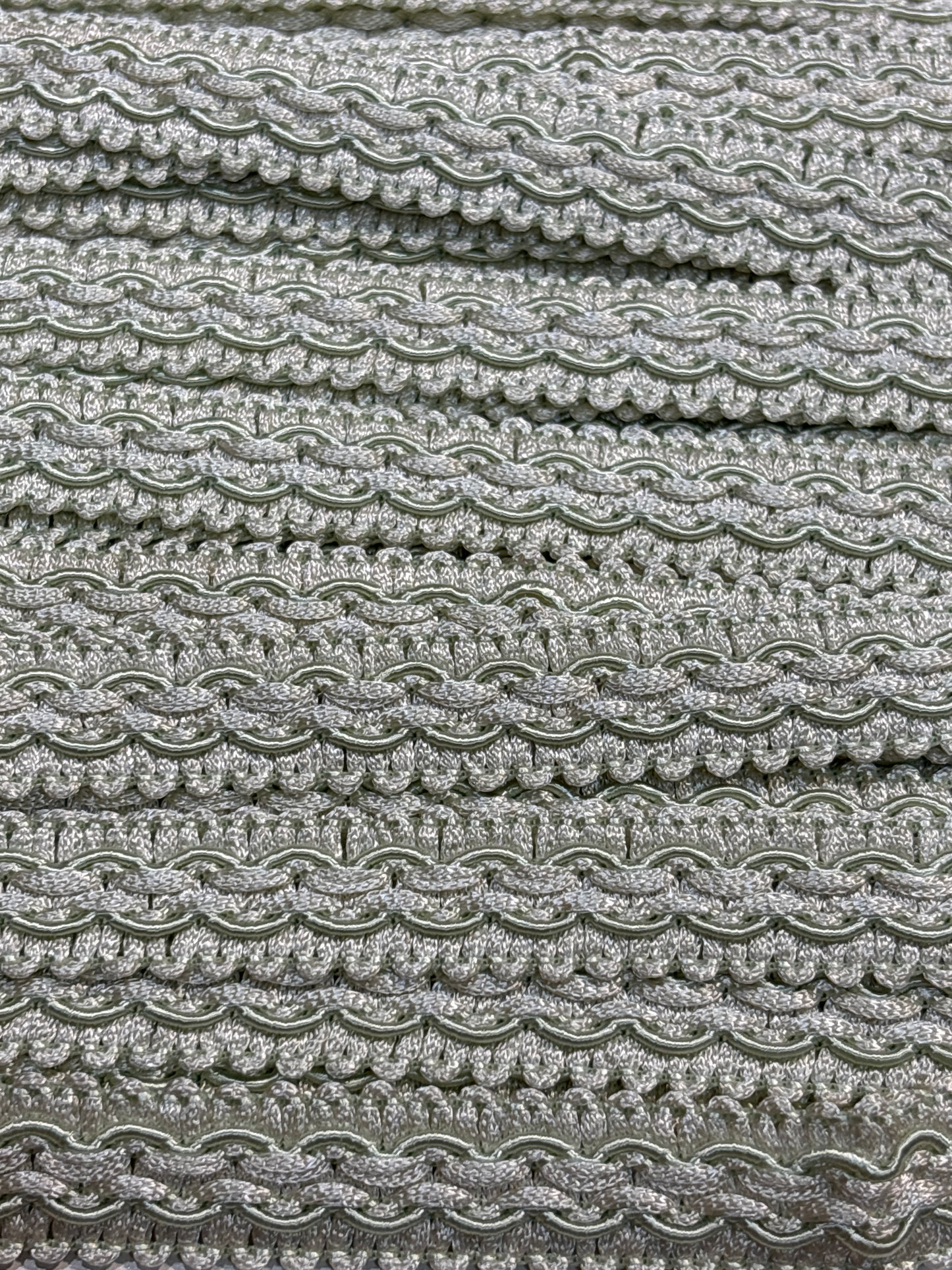 17mm Furnishing Braid - Pastel Green (Price per 25cm)