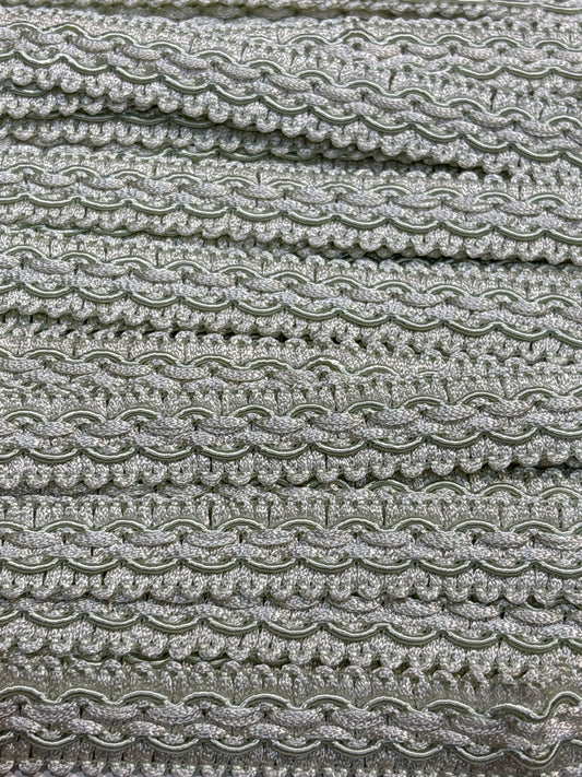 17mm Furnishing Braid - Pastel Green (Price per 25cm)