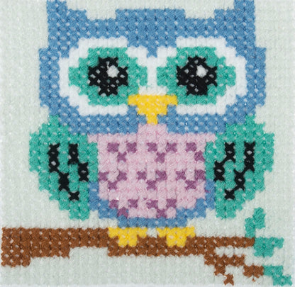 Trimits Learn to Cross Stitch Kit Owl