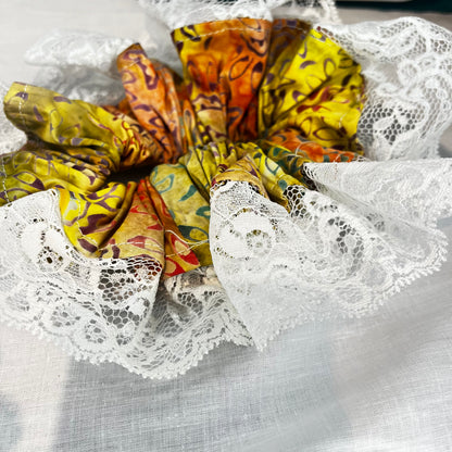 Batik XL Trim Scrunchie