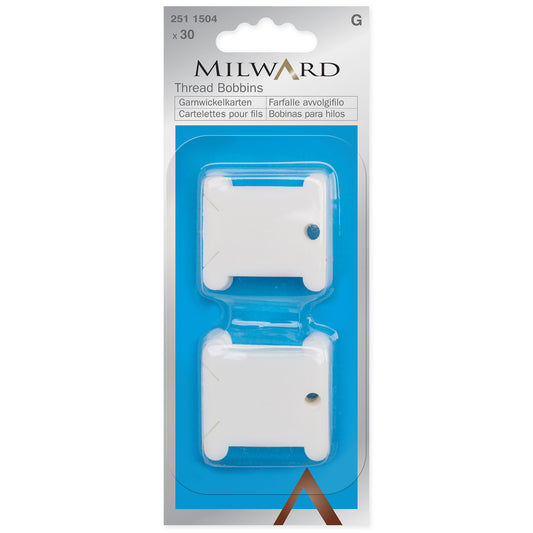 Milward Plastic Thread Bobbins x30