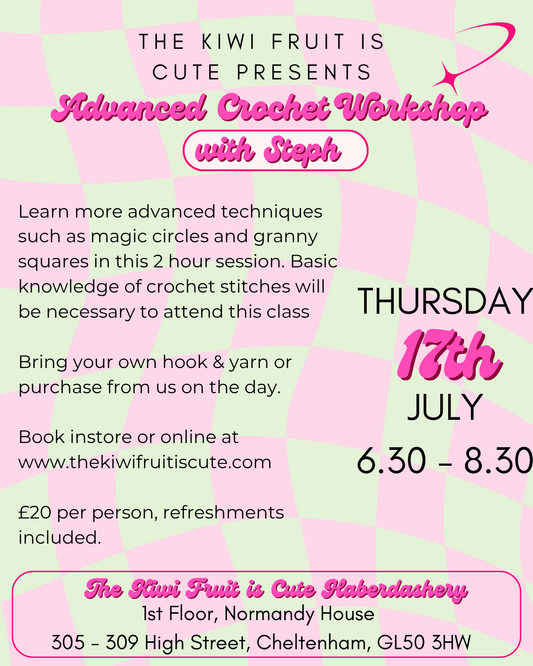 Advanced Crochet Class 17/07/2026
