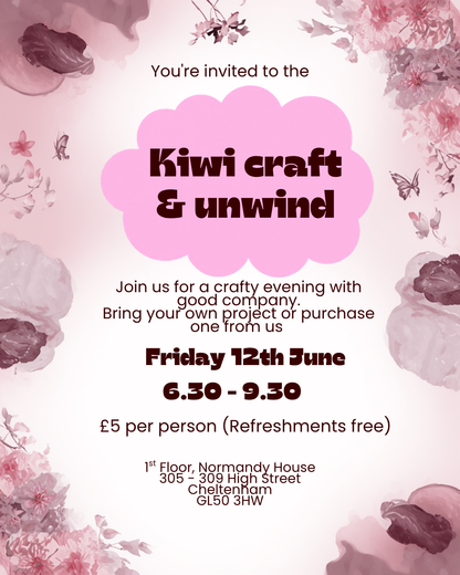 Kiwi Craft & Unwind Evening Socials