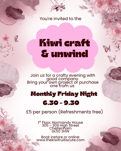 Kiwi Craft & Unwind Evening Socials