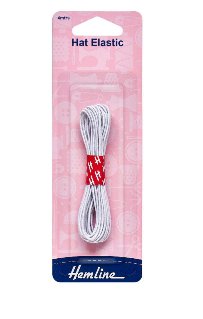 Hemline Hat Elastic - 4 Metres