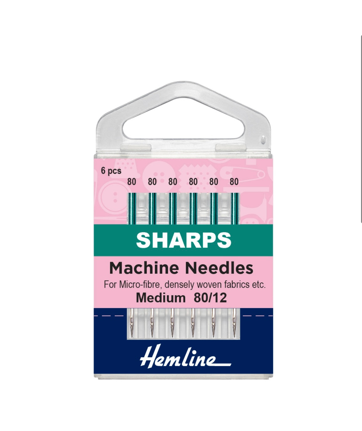 Hemline Machine Needles - 80/12