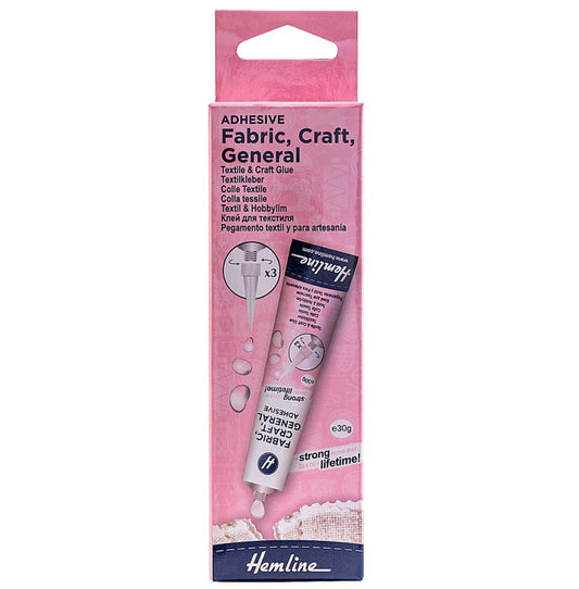 Hemline Fabric Craft & General Adhesive