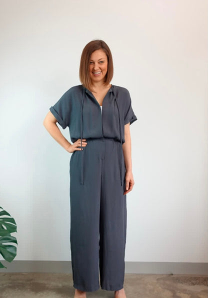 Eadie Woven Jumpsuit Dress Pattern by Style Arc (Regular or Plus Size)