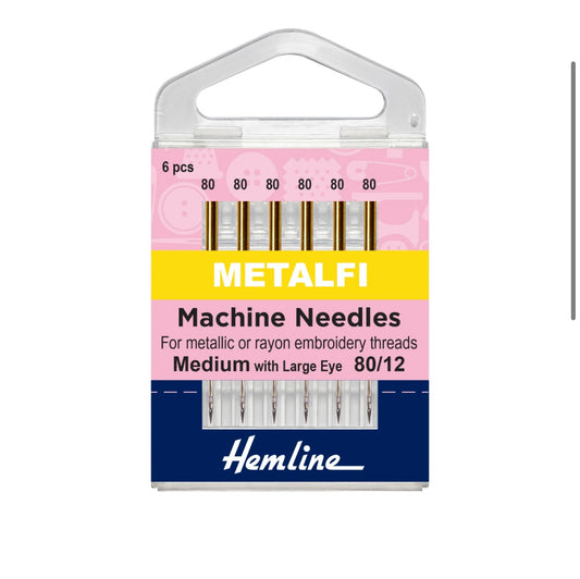 Hemline Machine Needles - 80/12