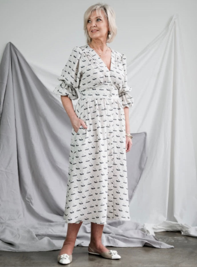 Belle Woven Dress Pattern By Style Arc (Regular or Plus Size)