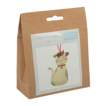Trimits Felt Decoration Kit - Christmas Cat