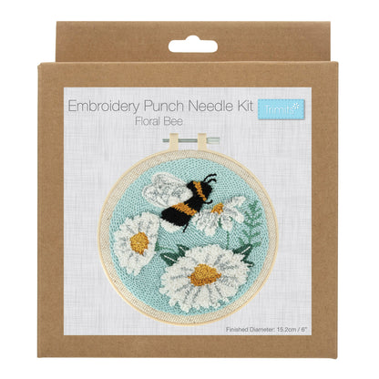 Trimits Punch Needle Kit - Bees & Flowers