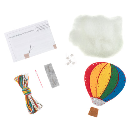 Trimits Felt Decoration Kit Hot Air Balloon
