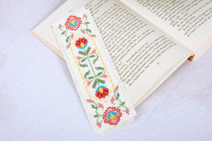 Trimits Counted Cross Stitch Bookmark Kit - Bloom