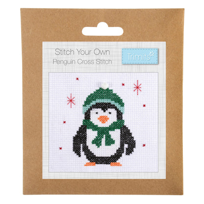 Trimits Christmas Penguin Cross Stitch Kit