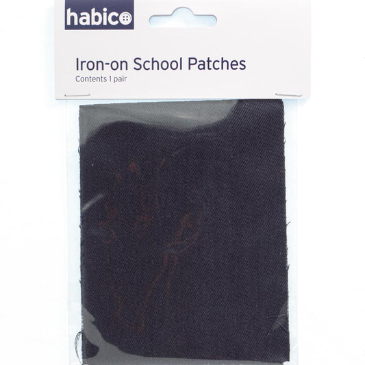 Iron-on School Patches - Grey