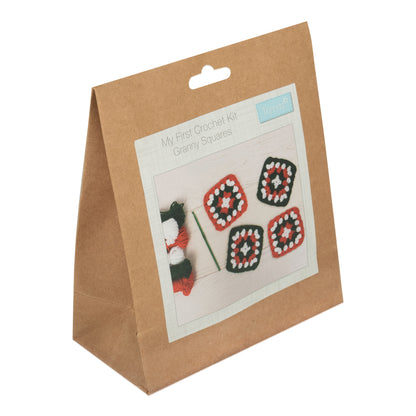 Trimits Crochet Kit: My First: Granny Squares: Festive Colours
