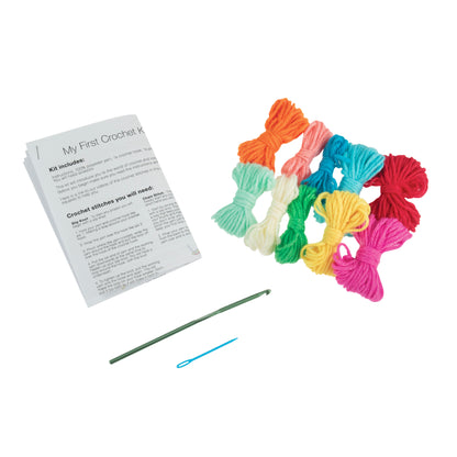 Trimits Crochet Kit: My First: Granny Squares: Bright Colours