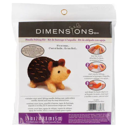Dimensions Needle Felting Kit Hedgehog