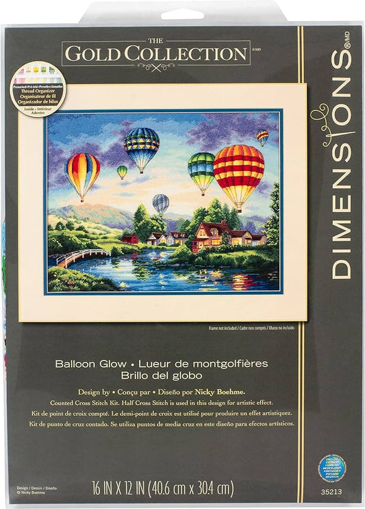 Counted Cross Stitch: Balloon Glow