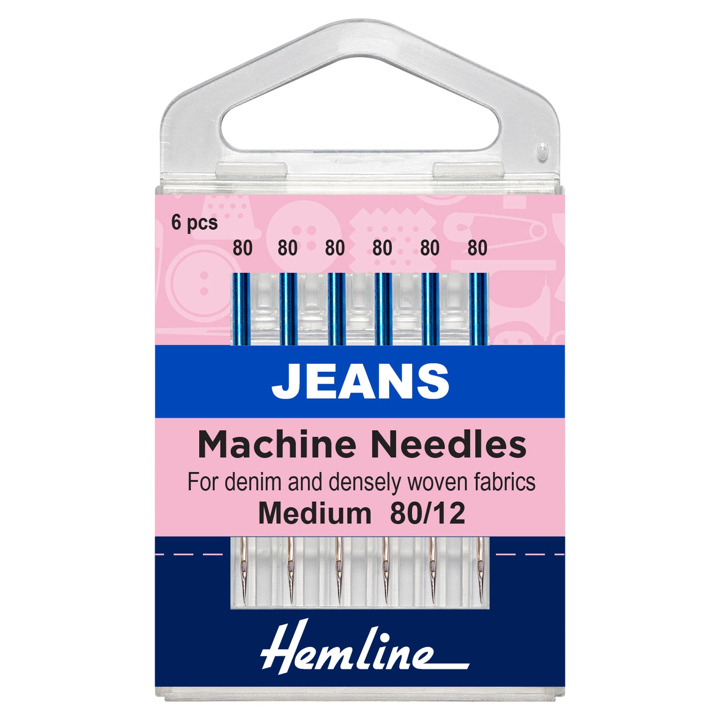 Hemline Machine Needles - 80/12
