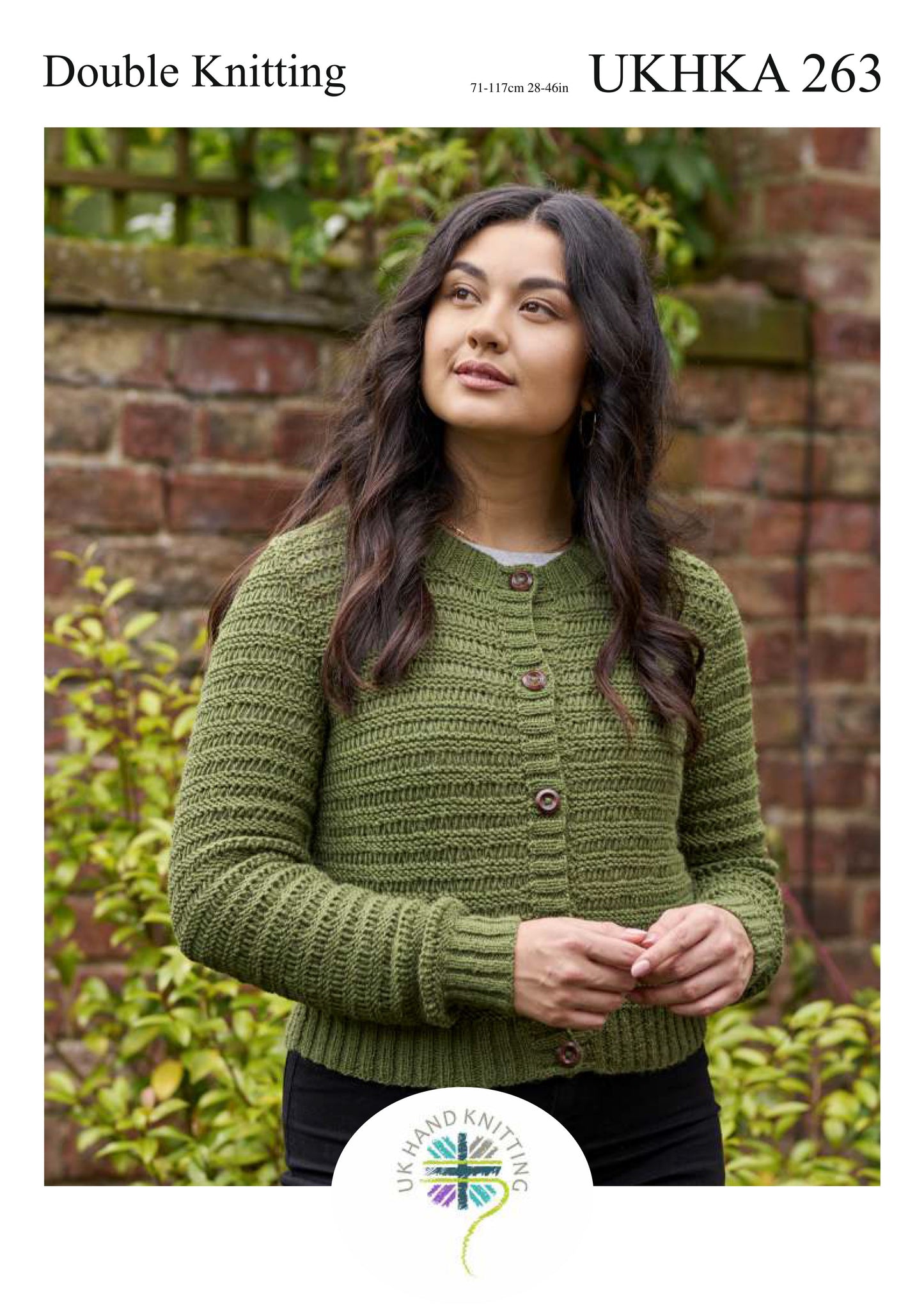 DK Knitting Pattern - Cardigan - UKHKA\263