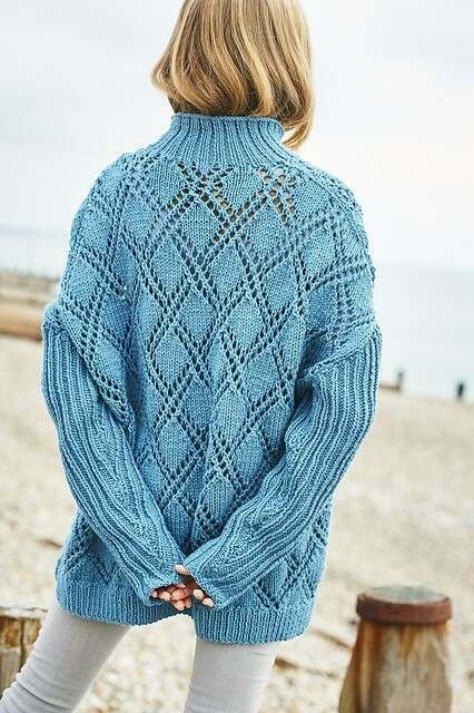 UKHKA 225 Sweater Knitting Pattern in Chunky