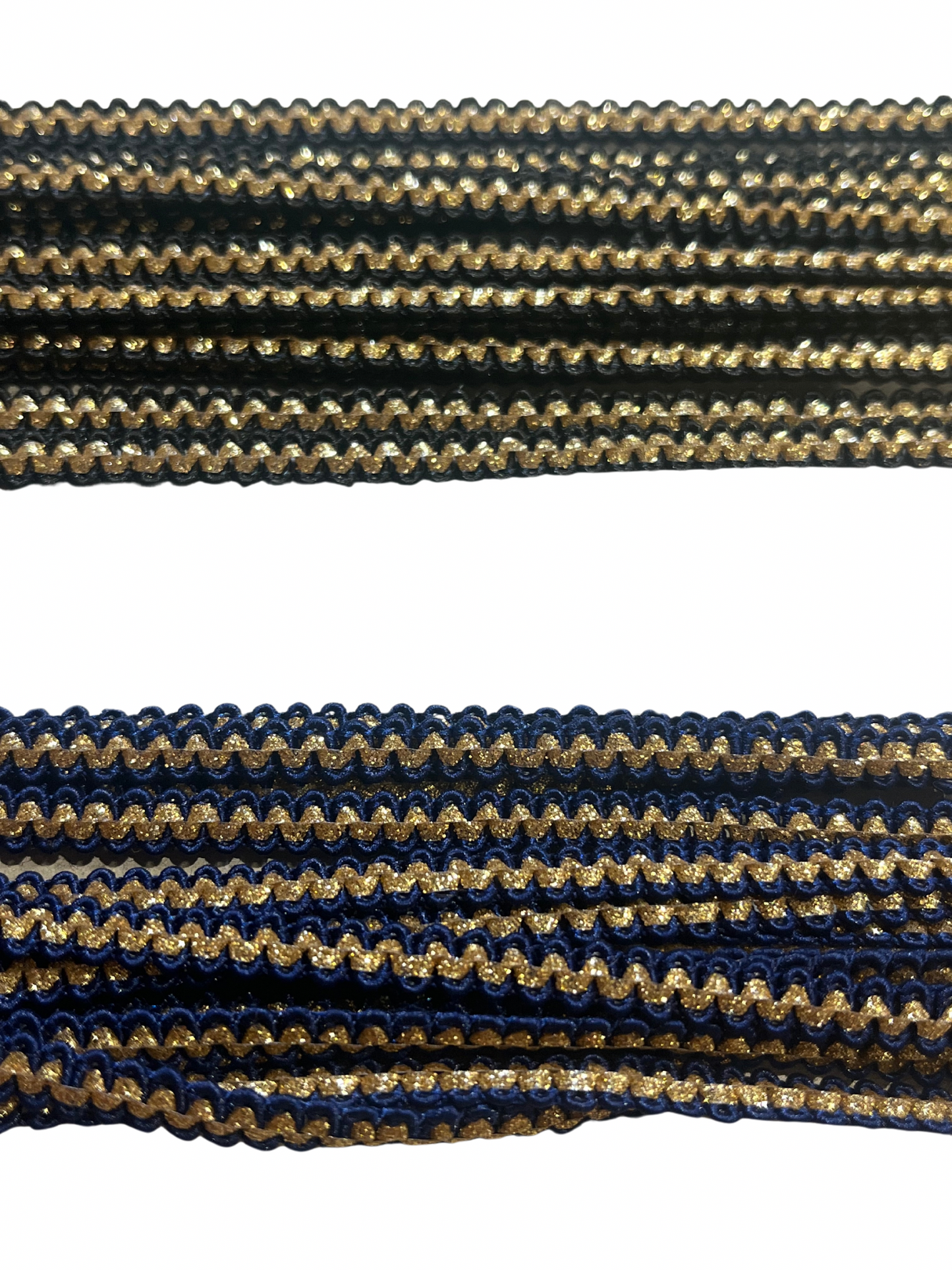 Narrow Glitter Wave Trim (Price Per Metre)