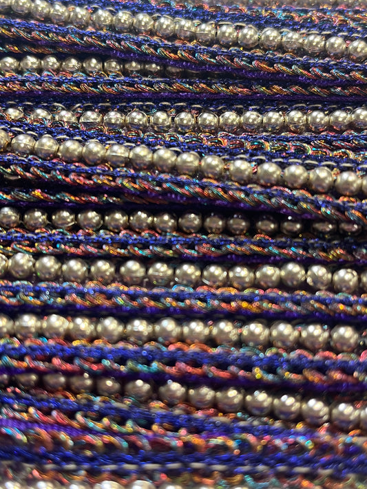 Beaded Lurex Trim (Price Per Metre)