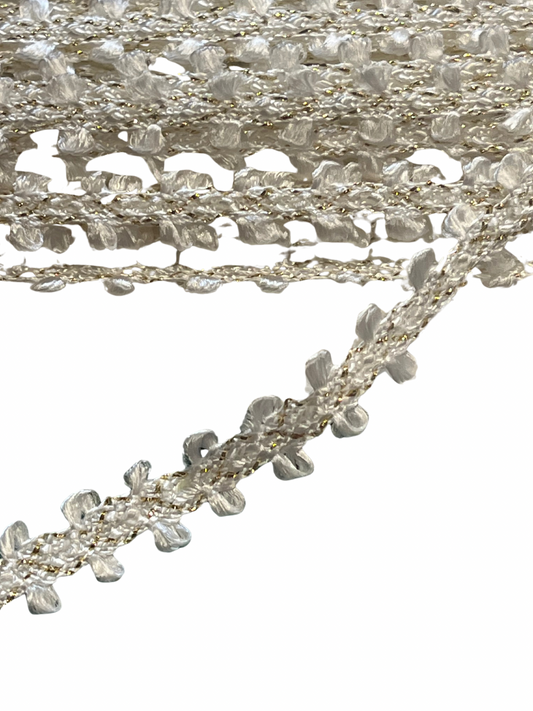 Feathered Edge Braid Trim - 4 Colours (Price Per Metre)