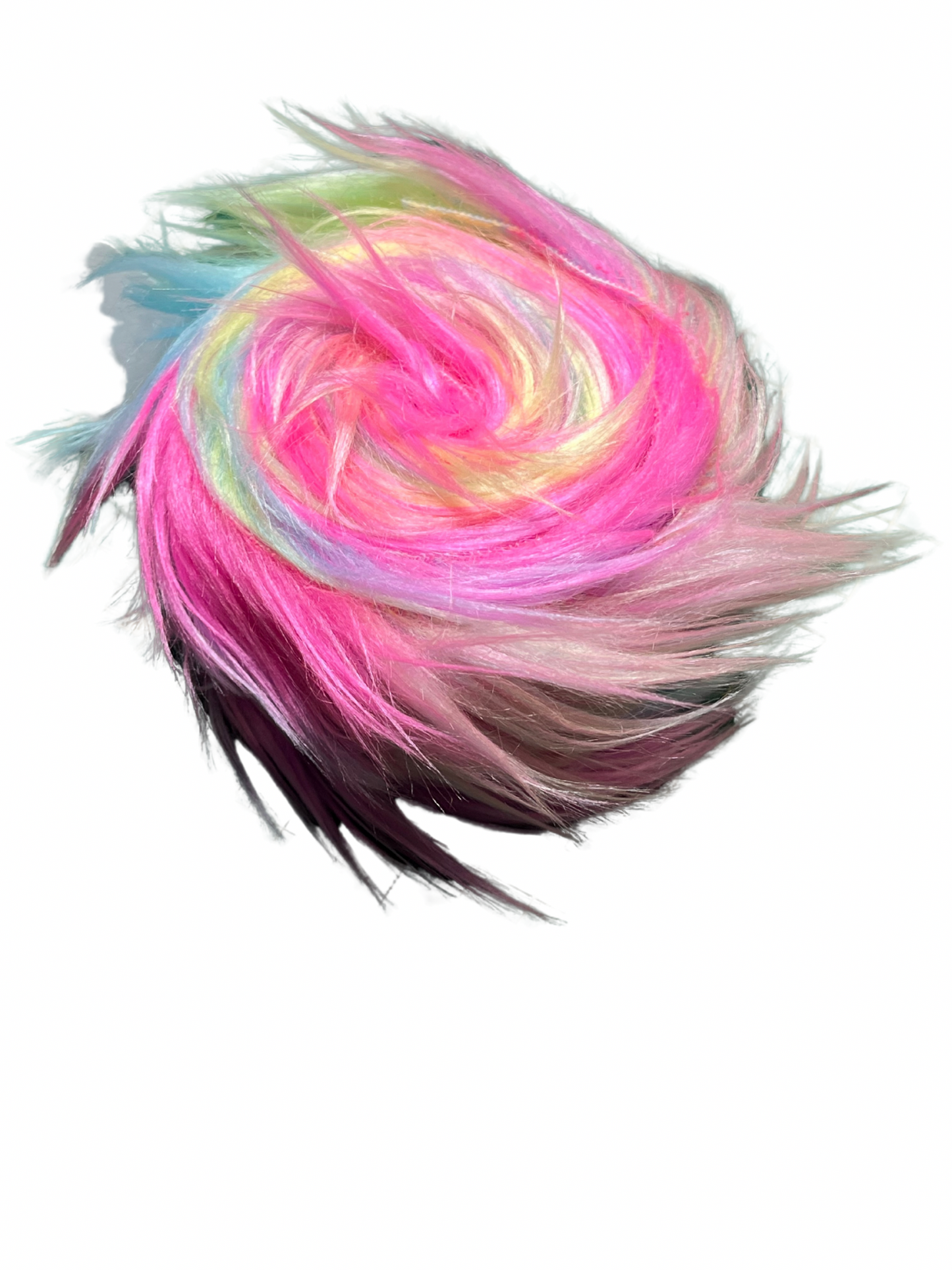 Rainbow Fur Trim - 5cm x 1.5m