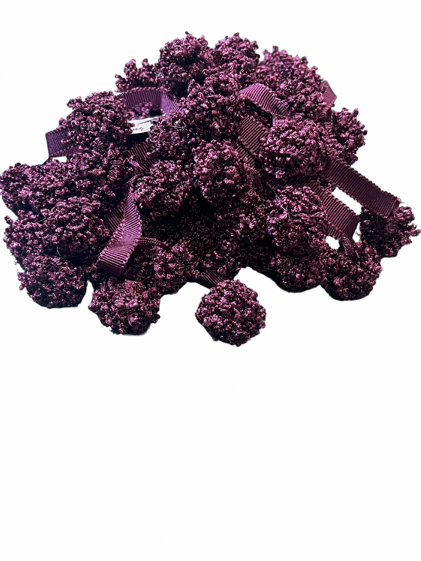 Purple Pom-Pom Fringe Offcut (2 Metres)