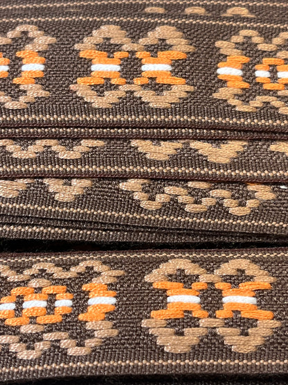 27mm Jacquard Braid Trim (Price Per 25cm) - 3 Styles