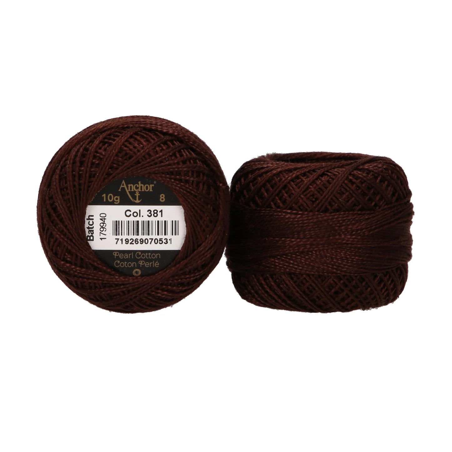 Anchor Pearl Cotton 8 - 10g Ball (10 shades available)