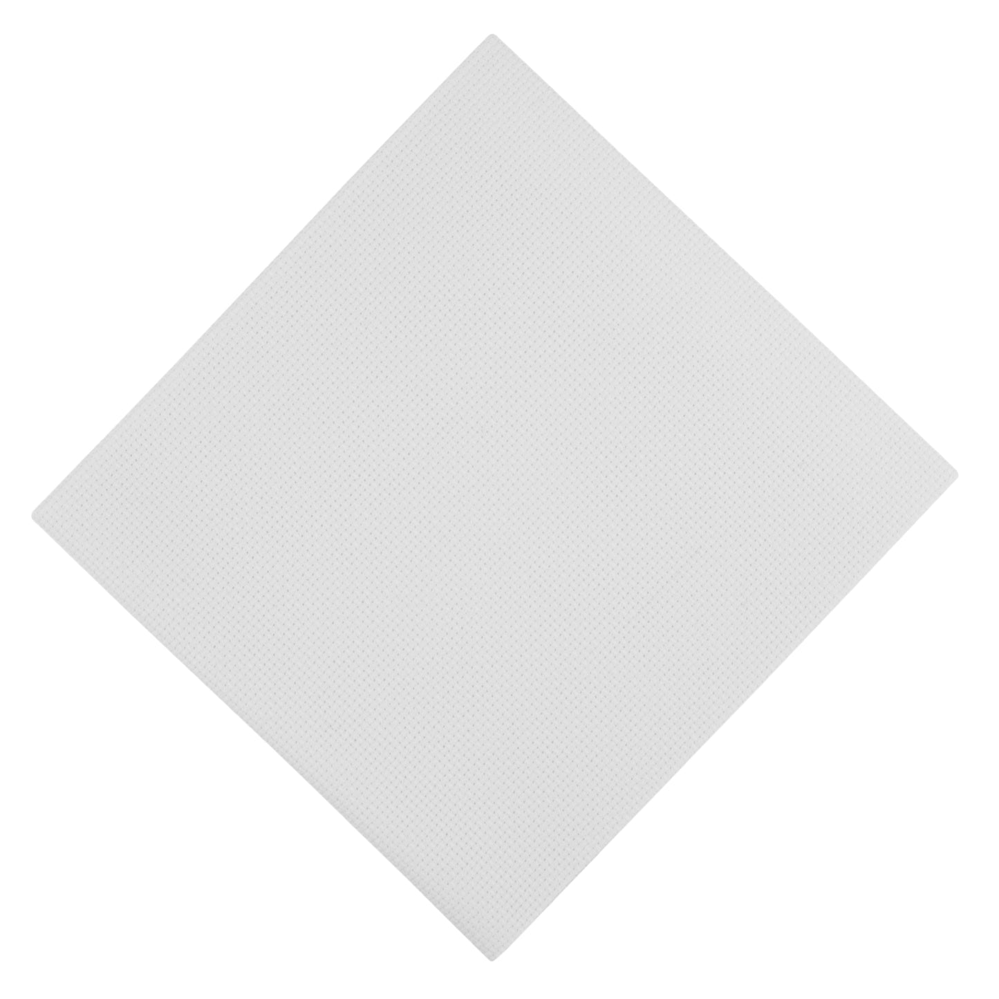 Trimits Needlecraft Fabric - 100% Cotton Aida 16 count (White)