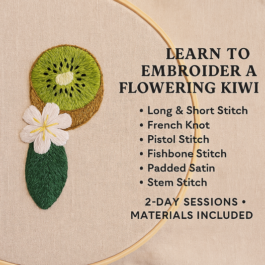 Embroidery Class - Wednesday 27th August & Wednesday 3rd September - MUST ATTEND BOTH SESSIONS