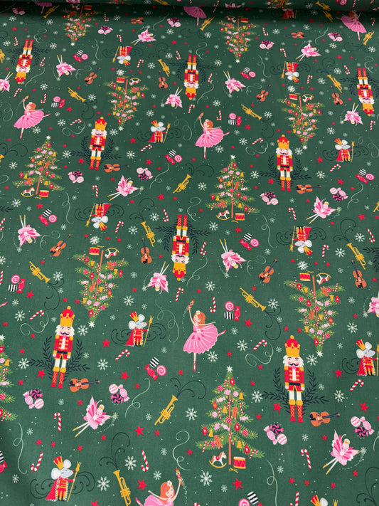 Christmas Trees & Decor Cotton Fabric (Price Per 25cm)