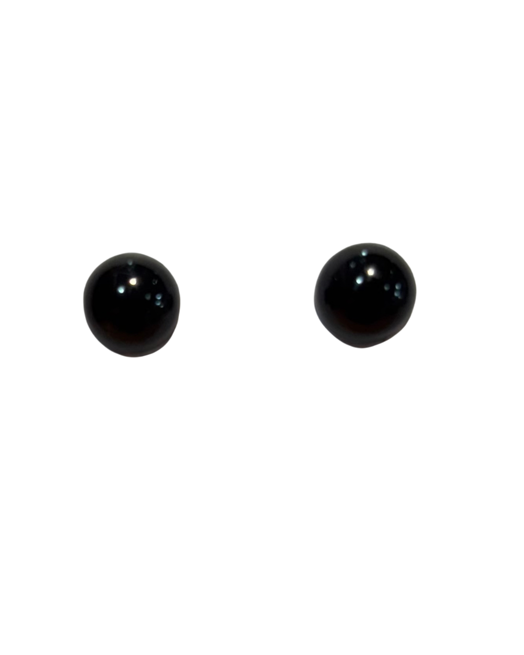 10mm Black Stud Toy Eye & Washer (Price per pair)