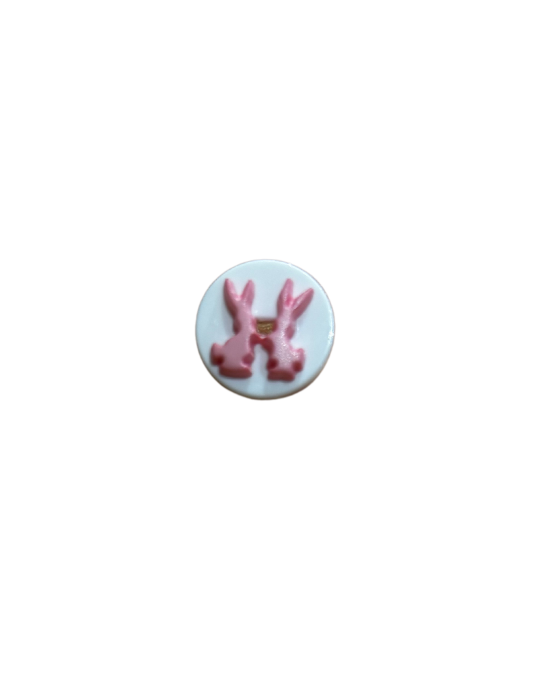 15mm Bunny Rabbit Button