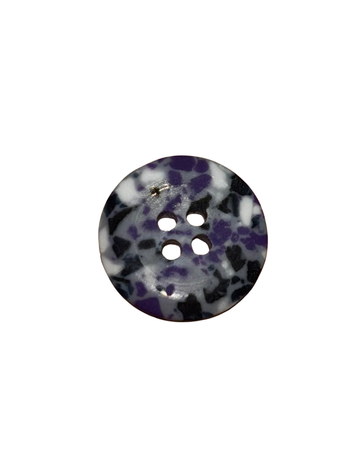 20mm Recycled Plastic 4 Hole Button (5 Colours)