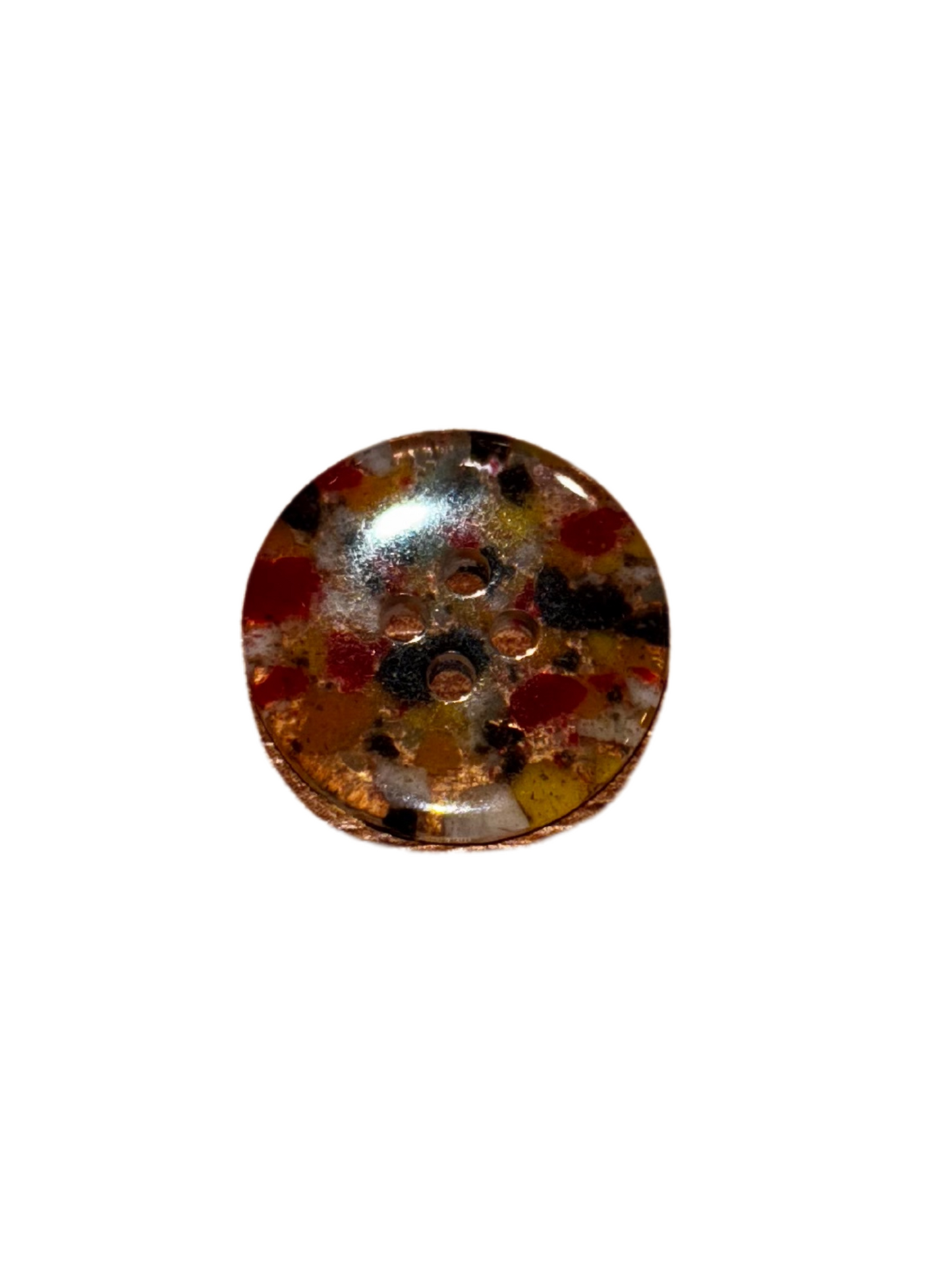 20mm Recycled Plastic 4 Hole Button (5 Colours)