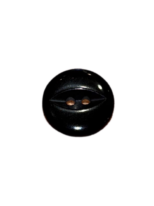 16mm 2 Hole Fish Eye Button - Graphite