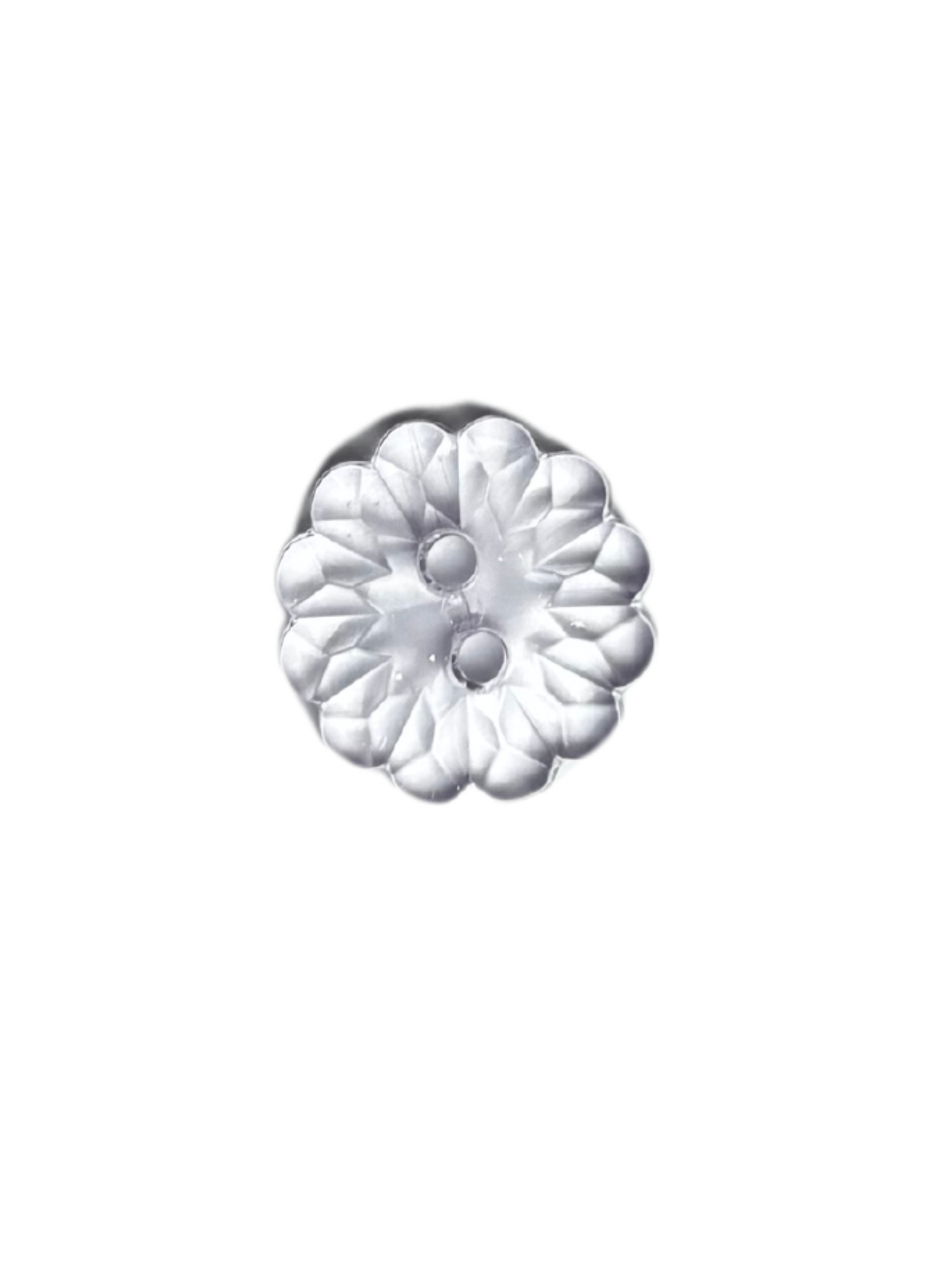 16mm Flower 2 Hole Button - Lilac