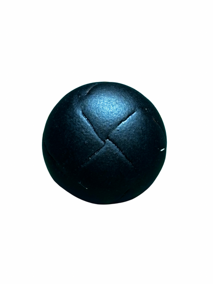 20mm Leather Look Football Shank Button - 4 Colours
