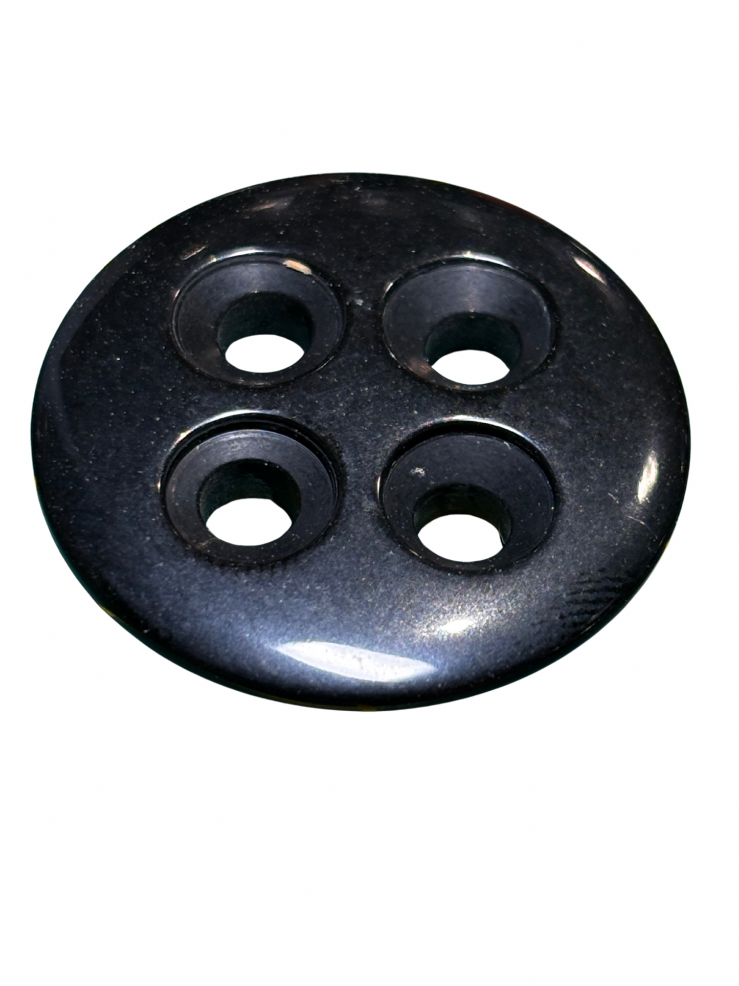 27mm 4 Hole Button - Black